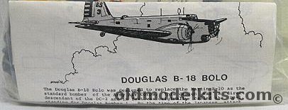 Airmodel 1/72 Douglas B-18 / B-18A / B-18B Bolo Conversion, 152 plastic model kit
